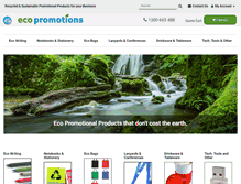 Tablet Screenshot of ecopromotions.com.au